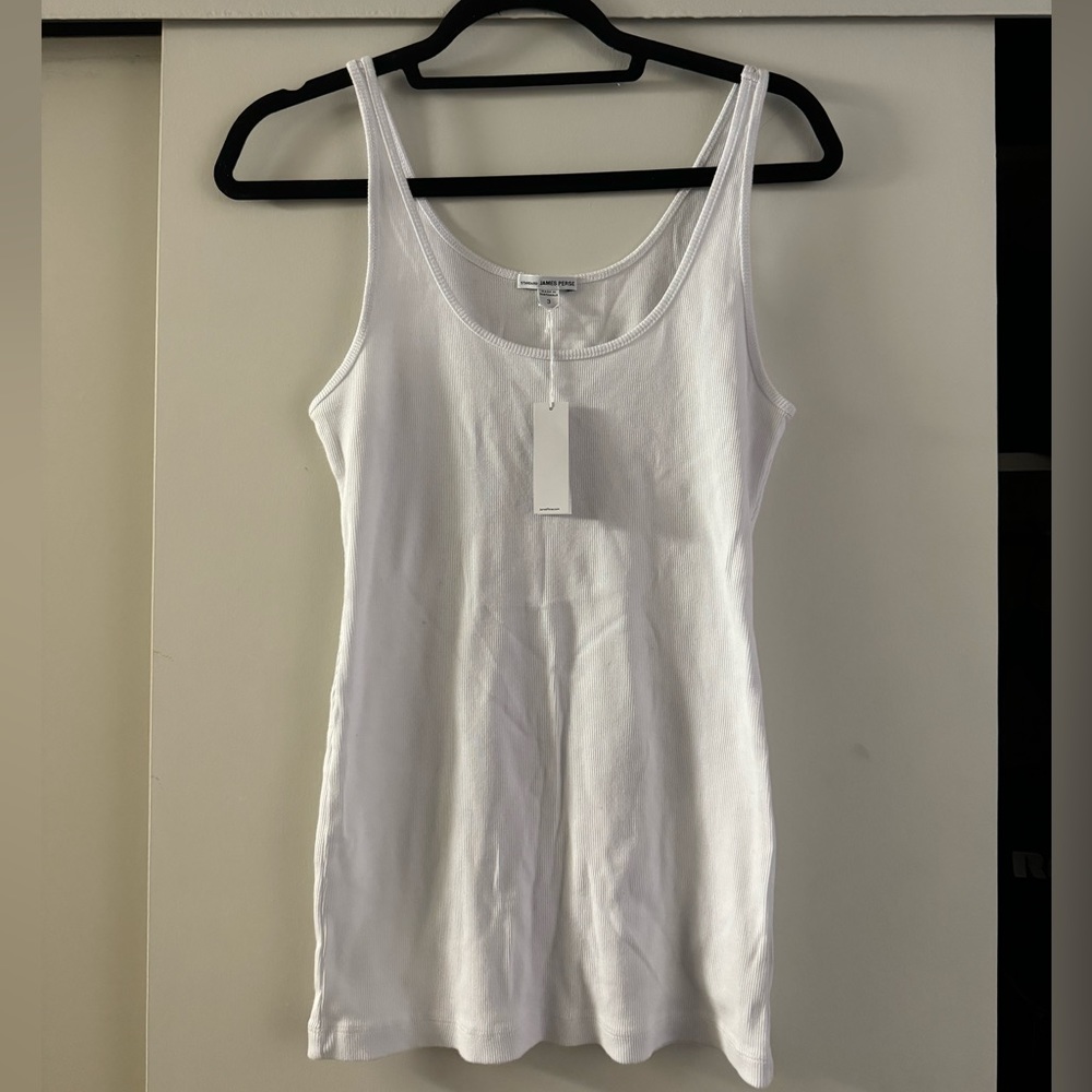 Standard james perse white layering tank top